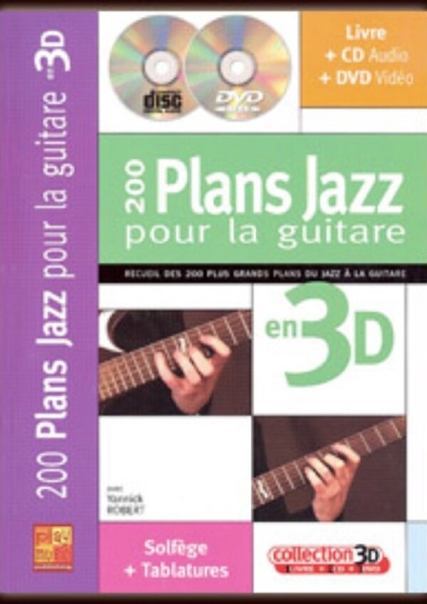 200 Plans Jazz pour la guitare en 3D